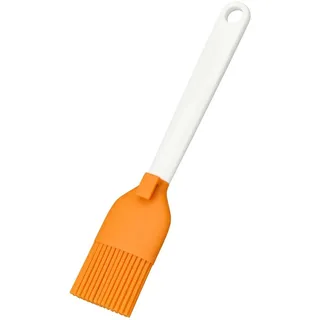 Fiskars Silikonpinsel, Länge: 19 cm, Kunststoff/Silikon, Orange/Weiß, Functional Form, 1023614
