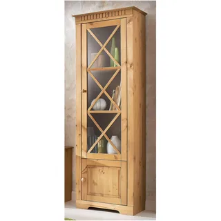OTTO home Vitrine Lisa 60 x 35 x 180 cm Beige