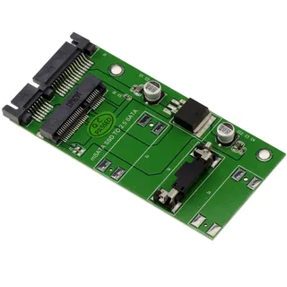 KALEA-INFORMATIQUE mSATA-auf-SATA-Adapter mit Befestigungsclip für die SSD