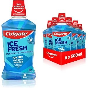 6x Colgate &#8220;Ice Fresh&#8221; Mundspülung 500ml um 12,93 € statt 17,70 €
