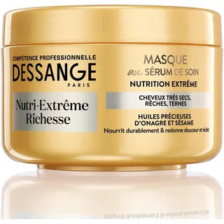 Dessange - Nutri-extrême Richesse - Masque concentré de Nutrition cheveux très desséchés, rêches et ternes - Le Pot de 250ml - (for Multi-Item Order extra Postage Cost Will be reimbursed)