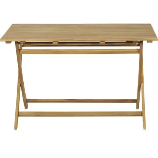 Gartentisch Gardamo Gestell aus Akazienholz FSC® 100% in natur, platte aus Akazi
