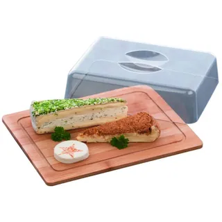 alpina My ce2601021 - Käseglocke, Bambus, 25 x 20 cm, beige.