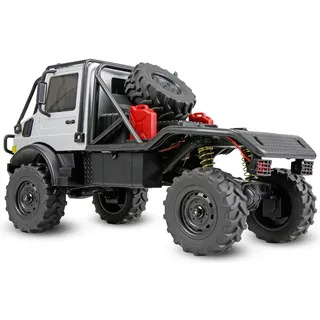 AMEWI RC-Auto Unimog U4000 Scale Crawler 4WD RTR grau (1:18)