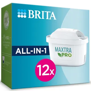 Brita 1025126 12 Stück Filter MAXTRA+ Kunststoff, weiß, 5.7 x 10 x 7.8 cm