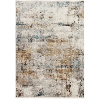 DIETER KNOLL Vintage-Teppich , Grau, Schwarz , Textil , rechteckig , 120x180 cm , in verschiedenen Größen erhältlich , Teppiche und Böden, Teppiche, Webteppiche