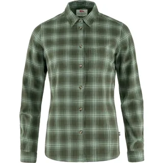 Fjällräven Övik Flannel Bluse Deep Forest/Patina Green M
