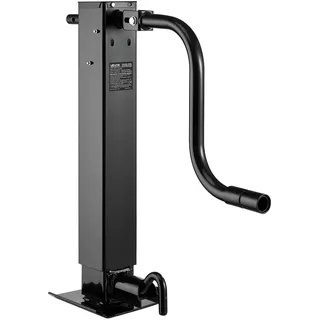 Vevor Anhängerheber, 5443 kg Tragkraft, Anhängerstütze mit Kurbel, verstellbar von 703 bis 1377 mm, Reiseanhänger, Ausdrehstütze zum Anheben von Wohnmobil-, Nutzfahrzeug- & Yachtanhängern