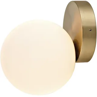 Wandleuchte Ice Ball G9 Kugel Stahl gold IP44 Nowodvorski 8126 - Gold