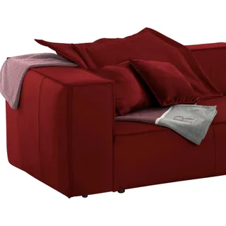 W.Schillig around-the-block Dekokissen 68 x 68 cm Rot