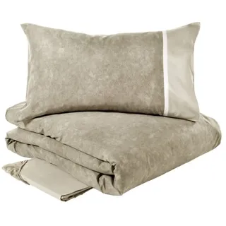Komplettes Fazzini Galuchat Bettbezug Doppelbett