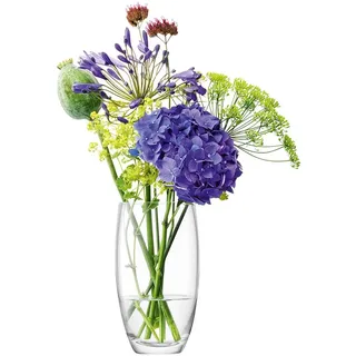LSA International Flower Blumenstrauß-Vase, 20 cm hoch, transparent, Glas, Clear, Höhe