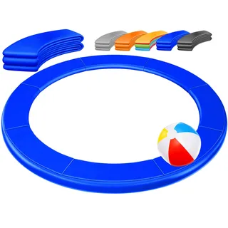 KESSER® - Trampolin Randabdeckung Ø 244, 305, 366, 426 cm, 30cm breit 100% UV-beständig reißfest Federabdeckung inkl. Beachball
