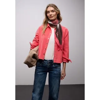 STREET ONE Cordhemdbluse striking Coral 42