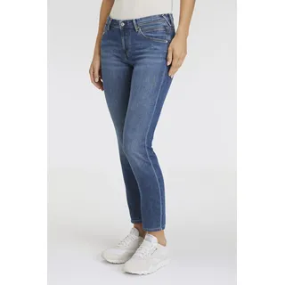 Skinny-fit-Jeans MARC O'POLO DENIM "Alva", Damen, Gr. 27, Länge 32, blau (denim blau), Denim/Jeans, Obermaterial: 98% Baumwolle, 2% Elasthan, Jeans Skinny-fit-Jeans, im klassischen Look