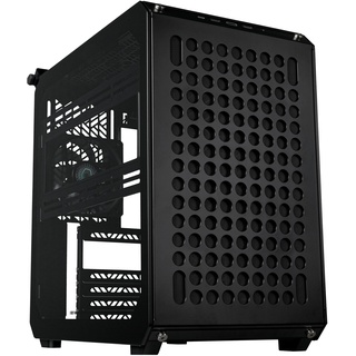 Cooler Master Qube 500 Flatpack – ATX-PC-Gehäuse, vollständig modular, inkl. 1x 120 mm SF-Lüfter & vertikalen Grafikkartenhalter, unterstützt EATX-Motherboard & 2 x 280mm Radiatoren – Schwarz