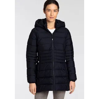 CMP WOMAN PARKA SNAPS Hood B.BLUE mel. 34