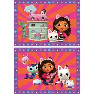 Ravensburger Malen nach Zahlen Gabby's Dollhouse - Kinder 5 Jahre, Malset mit Rahmen, Pinsel und Acrylfarben, Geschenk für Mädchen und Jungen