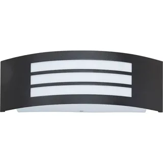 Rabalux 8409 Außenwandleuchte Roma, E27, schwarz-weiß, Modern, IP44, 31,8cm - Schwarz