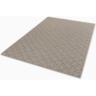 Schöner Wohnen SCHÖNER WOHNEN-Kollektion Teppich »Parkland 6351 221«, rechteckig, 5 mm Höhe, In- und Outdoor geeignet, eleganter Flachflorteppich beige