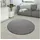 Fellteppich »Rabbit 780«, rund, Kunstfell, Kaninchenfell-Haptik, echter Kuschelteppich, Uni-Farben