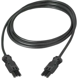 Kopp Kopp, 226520092 Verbindungsleitung, beidseitig GST-Stecksystem kompatibel, 2m, Farbe: schwarz