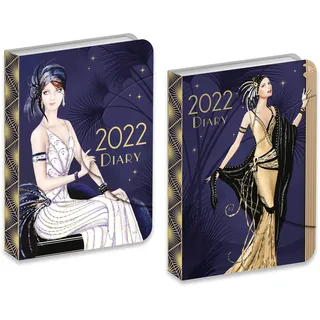 Robert Frederick 2022 Mini Magnet-Tagebücher 24/CDU, blau, 22MD02