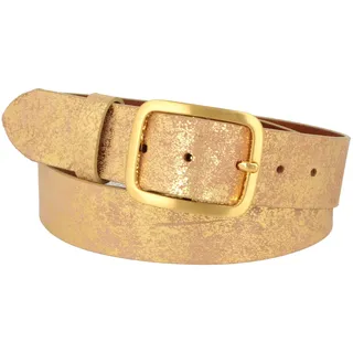 MGM Damen Gürtel Soft Glam, Gr. 95 cm, Gold (gold-used 2)