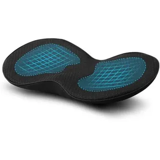 Unyqoos® Ergonomisches Sitzkissen aus Memory-Schaum – druckentlastend für Steißbein, Rücken & Hüften, atmungsaktiver, waschbarer Mesh-Bezug, Büro/Auto/Reisen - Schwarz