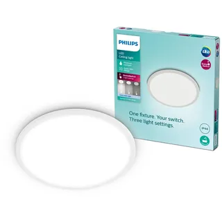 Philips Superslim 3 kaltweiß Metall IP44