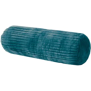 Gözze Nackenrolle Cord Optik 22 x 22 cm Blau