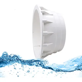 LGJEGD PAR56 Pool eingebettet Nische wasserdichtes Gehäuse, IP68 wasserdicht ABS/Edelstahl Material Unterwasser-Einbauleuchte ohne PAR56 Lampe (Color : Stainless Steel)