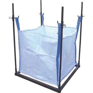 MÜBA Bollerwagen Big-Bag-Gestell 1,01x1,01x1,40m braun