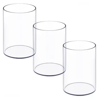 NiOffice 3 Stück-Set Stiftehalter Pinselhalter Stifte Organizer Stiftehalter Schreibtisch Acryl Organizer Perfekt für Zuhause Schule und Bürobedarf