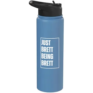 Just Brett Being Brett - Lustiger Vorname Witz Geburtstag Stainless Steel Insulated Water Bottle