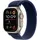 Watch Ultra 2 GPS + Cellular 44 mm Titaniumgehäuse beige Trail-Armband blau M/L