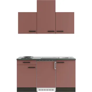 OPTIFIT Küchenzeile Nizza407 150 cm Rostrot