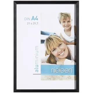 Nielsen Bilderrahmen , Schwarz , Metall , rechteckig , 21x29.7 cm , Bilder & Rahmen, Bilderrahmen, Bilderrahmen & Fotorahmen