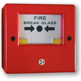 CP-01 - rot - Notrufsäule mit mechanischer Verriegelung