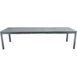Fermob RIBAMBELLE Tisch mit 3 Einlegeplatten aus Aluminium 149/299x100 cm