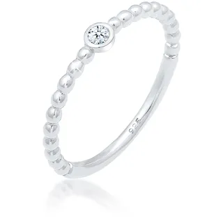 Elli DIAMONDS Trauring »Ring Verlobung Geo Kugeln Diamant (0.03ct) 925er Silber« Elli DIAMONDS Silber