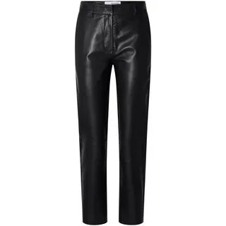 Selected Slfmarie Mw Leder Hosen Schwarz 42