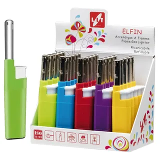 Expositor Gas-Feuerzeuge Lit F021 25 Stücke