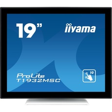 iiyama T1932MSCW5AG 19IN PCAP TOUCH (1280 x 1024 Pixel, 19"), Monitor, Weiss