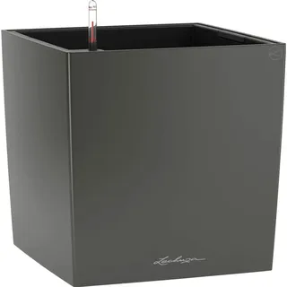 LECHUZA Cube Premium 50 50 x 50 x 50 cm Anthrazit metallic