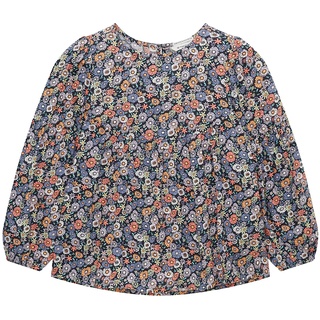 TOM TAILOR Mädchen Kinder Bluse mit Blumenmuster 1035208, Lila, 128-134