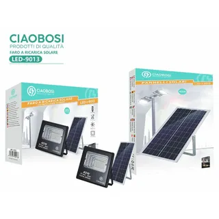 Leuchtturm Strahler LED Photovoltaik Solarpanel 40W Mit Dämmerig Linq