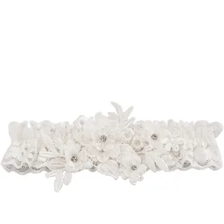 Ivy Lane Design A92208 Garter Brautstrumpfband, Textil, Elfenbein