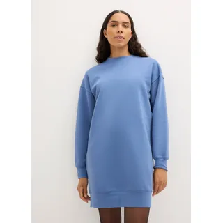 bonprix Sweatkleid "Oversized Sweatkleid" Ohne Taschen für den Alltag, dickeres Material, Oversize-Passform, jeansblau