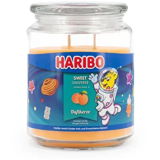 Duftkerze Haribo , Orange , Naturmaterialen, Glas, Textil , 13 cm , Dekoration, Kerzen & Kerzenhalter, Duftkerzen